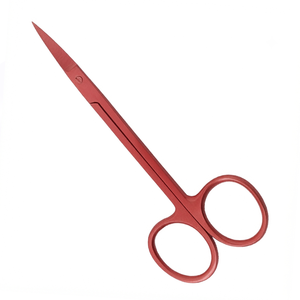 กรรไกรตัดหนังกำพร้าสแตนเลส SAAR GLOBAL SURGICAL ด้ามจับสีแดง ใบมีดคมตรง ทนทาน พับได้ ดีไซน์ใหม่ สำหรับทำเล็บ - Product Image 6