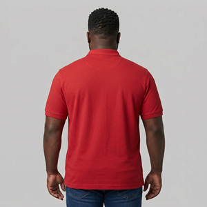 Breathable Yellow Black Collar Men's for Shirts Logo Embroidery Knitted Pique Short Sleeve Casual 2023 - Product Image 4