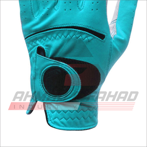 Gants de golf professionnels pour hommes, blancs et noirs, en spandex, paume épaissie, respirants, fermeture à enfiler, haute qualité, authentiques pour le sport - Product Image 5