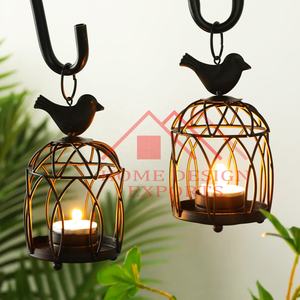 เชิงเทียนรูปนกสำหรับตกแต่งบ้านดีไซน์คลาสสิกเชิงเทียนสีดำทันสมัย - Product Image 5