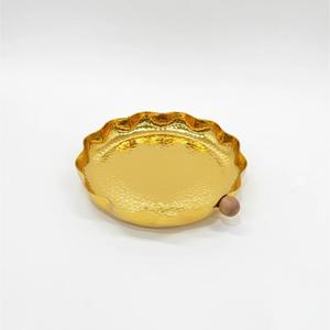 Bol de service en cuivre martelé fait main avec pieds en laiton ornés, vaisselle de cuisine, bonbonnière, centre de table, décoration intérieure, cadeau - Product Image 6