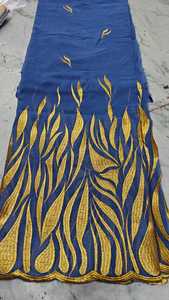 High Quality Woven Combed Cotton Voile <b>Fabric</b> Breathable Embroidery Traditional Multicolour Women's Thoub Lafaya Sudanese <b>Medium</b> - Product Image 4
