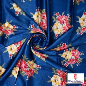 Printed Japan Satin Fabric Manufacturer Custom OEM ODM Apparel Bridal Home Textile Export Factory - Product Image 2