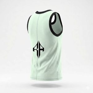 New Premium Quality Customized Design Technics <b>Printed</b> <b>Material</b> 100%Cotton Men's Tank Top Style Causal by RIVIAN ATLANTIC - Product Image 3