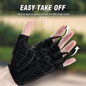 Guantes Deportivos de Medio Dedo de Alto Rendimiento para Entrenamiento, Fisicoculturismo, Ciclismo, Carreras, Gimnasio, Diseño de Logotipo Personalizado, Levantamiento de Pesas - Product Image 4