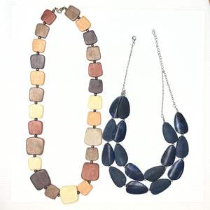 Elegante Collar de Cuentas de Resina, Hecho a Mano, Combinación de Colores Única, Regalo Perfecto para Mujeres y Chicas Amantes de la Moda - Product Image 4