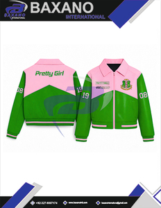 Alpha | Kapa | Alpha AKA Sorority Racing <b>Jacket</b> With Closure Zipper High Quality Cotton Flame Pattern Customized <b>Racer</b> <b>Jacket</b> - Product Image 4