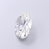 Diamant ovale de 2,10 carats, qualité VVS2, pierre cultivée en laboratoire CVD, très bonne finition, idéal pour une bague solitaire de luxe sur mesure pour mariage.