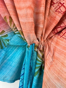 Caftan en soie Grand caftan bohème Robe bohème Robe longue caftan en soie - Product Image 4