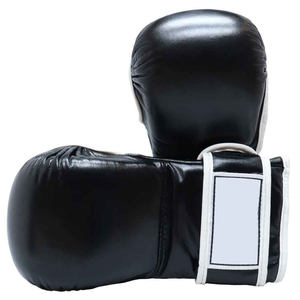 Gants d'entraînement de boxe MMA légers et respirants en cuir PU avec sangle de poignet réglable à scratch et option de logo personnalisé - Product Image 6