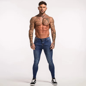 Gingtto <b>Mens</b> Jeans Denim Manufacturer Hot Sale <b>Men</b> Jeans High Streetwear Trousers <b>Stretch</b> <b>Men</b> Skinny Pants Jeans - Product Image 1