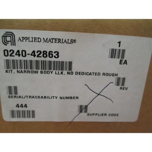 ชุดอุปกรณ์ AMAT 0240-42863 รุ่น NARROW BODY LL, ไม่มีแบบเฉพาะ - อุปกรณ์และอะไหล่เซมิคอนดักเตอร์ระดับโลกที่เชื่อถือได้ - Product Image 1