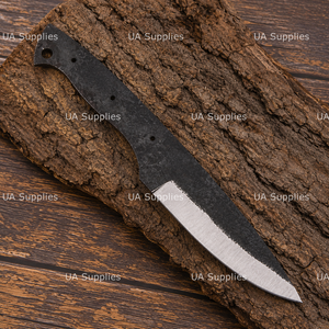 Cuchillo de Camping de Acero al Carbono Forjado a Mano con Hoja en Blanco Tipo Drop Point, Servicio de Fabricación al por Mayor para Fabricantes de Cuchillos Personalizados OEM - Product Image 5
