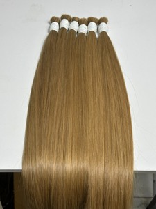 Extensions de cheveux vierges vietnamiens de qualité supérieure, les plus vendues, cuticules alignées, ultra-lisses, ondulations profondes, ondulations naturelles, double trame machine - Product Image 3