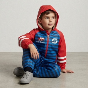 Chaqueta Impermeable de Manga Larga con Estampado de Personajes para Niñas, Chaqueta de Lluvia Infantil con Capucha de PVC, Ropa de Lluvia Personalizada para Viajes, Escuela y Actividades al Aire Libre - Product Image 1