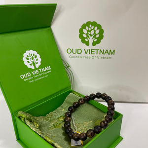 Handmade Vietnam Oud Agarwood <b>Bracelet</b> 8mm 22 Beads-Underwater UOB822 - Product Image 2