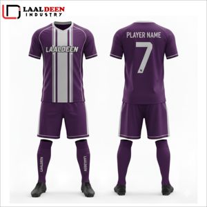 Uniforme de Fútbol para Clubes y Equipos, Precio al por Mayor, Uniforme de Fútbol 25/26, Logotipo Personalizado, 100% Poliéster, Conjuntos Personalizados con Logotipo, Número y Nombre del Equipo - Product Image 2