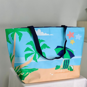 Sac fourre-tout réutilisable en polypropylène (PP) tissé, grand format, écologique, personnalisable, pour le shopping, le rangement ou comme sac cadeau, impression personnalisée - Product Image 2