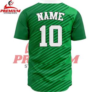 Maillot de baseball pour homme de haute qualité à prix abordable, 100 % polyester respirant, col en V, personnalisable avec le nom de l'équipe et la marque, sublimation personnalisée - Product Image 5