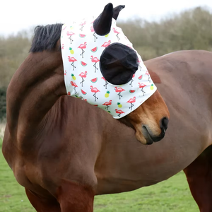 Adjustable Breathable Horse Fly <b>Mask</b> with Easy Use Ear Ridding Protection for Horse Riding Fly <b>Mask</b> Mesh <b>Eye</b> Covers - Product Image 1