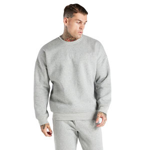 Ensemble jogging unisexe personnalisé en coton 2 pièces, imprimé, sweat-shirt et pantalon de survêtement respirants à séchage rapide, tailles homme et femme - Product Image 2