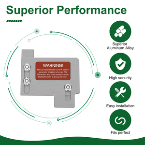 Kit de Bloqueo de Generador para Paneles de 150 o 200 Amperios, Espaciado de 1 1/2 Pulgadas Entre el Interruptor Principal y el de Ramificación (EAT-CH200A) - Product Image 3