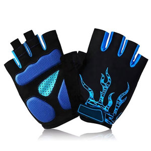 Gants de musculation et de cyclisme unisexes à demi-doigts, pour sports de plein air, entraînement en salle de sport, avec support de poignet, antidérapants et respirants - Product Image 3