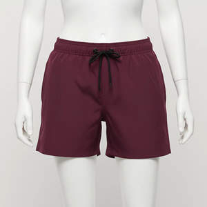 Pantalones cortos de verano elásticos con impresión de logotipo personalizado, los más vendidos, transpirables, para la playa, 100% algodón, para hombre - Product Image 4