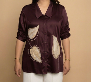 Camisa de Mezcla de Algodón Premium con Aspecto Elegante y Sin Arrugas para Oficina, Universidad y Uso Diario, Ropa Cómoda para Mujer - Product Image 4