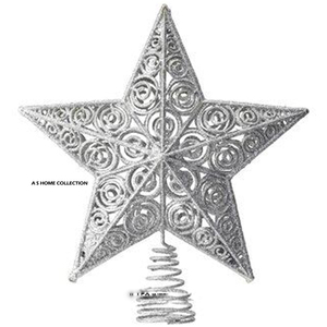 Gorgeous Design Modern Style Indoor <b>Christmas</b> Tree <b>Topper</b> Star Shape Ornament Wholesale Supply for Home Use for Sublimation - Product Image 1