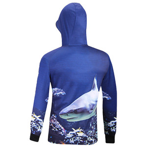 Chemise de pêche respirante et anti-humidité, vêtements de sport d'extérieur, fournisseur en gros, maillot de pêche à sublimation à manches longues - Product Image 2