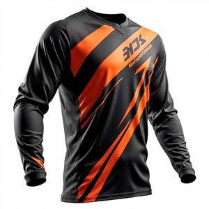 Jersey de Motocross Personalizado, Ropa de Carreras de Motos Personalizada, Manga Larga, Ropa de Equipo, Jersey de Motocicleta Pakistán - Product Image 1