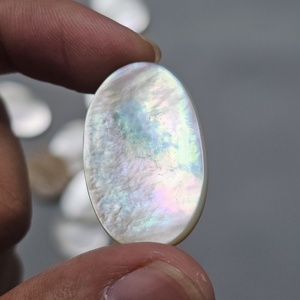 Lot de cabochons en nacre naturelle, vente en gros, pierres précieuses en nacre d'eau douce pour la fabrication de bijoux - Product Image 6