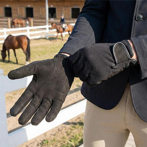 Gants d'équitation unisexes en microfibre, à doigts entiers, respirants, légers, antidérapants, compatibles avec les écrans tactiles, été, hiver, extérieur - Product Image 4