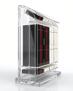 Présentoir de Comptoir Moderne en Acrylique Transparent – Finition Brillante Écologique, Organisateur de Comptoir Pré-assemblé pour le Commerce de Détail et la Maison - Product Image 1