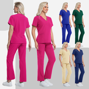 Nouvel ensemble de blouses chirurgicales pour femmes, respirant, à séchage rapide, tricoté, confortable et extensible, pour la détection d'aiguilles en milieu hospitalier - Product Image 1