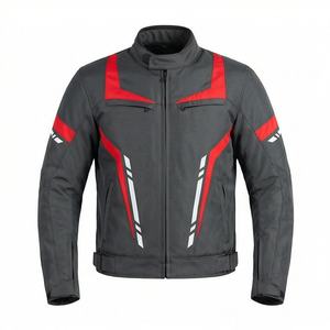 แจ็คเก็ตหนังแท้สำหรับขี่มอเตอร์ไซค์คุณภาพดีที่สุดสำหรับผู้ชาย รุ่นใหม่ล่าสุดสำหรับฤดูหนาว พร้อมแผ่นป้องกันที่ถอดออกได้ สามารถสั่งทำได้ - Product Image 1