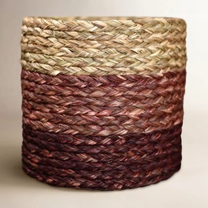 Crafted Home Seagrass Decorative <b>Basket</b> Handmade <b>Storage</b> <b>Basket</b> Wholesale eco-friendly Made in Vietnam - Product Image 1