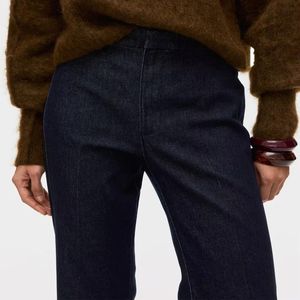 New Arrival Latest Design Men's Baggy <b>Jeans</b> Straight Stonewashed <b>Vintage</b> <b>Flared</b> Hip Hop Streetwear Pants Trousers OEM 100% - Product Image 5