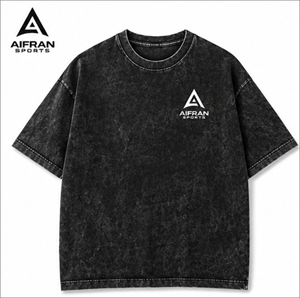 Camiseta Vintage Lavada para Hombre, Oversize, Manga Corta, Cuello Redondo, Estilo Distressed, Top Urbano - Product Image 1