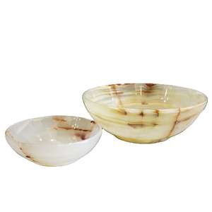 Adecuados para interiores modernos, tradicionales y de lujo, estas cuencas de ónix están disponibles a precio de venta al por mayor para OEM. - Product Image 2