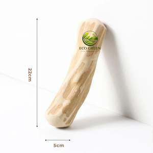 Mordedor de Madera Natural para Perros, Madera de Café, Duradero, Seguro, Juguete para Limpiar los Dientes, para Perros de Todas las Razas, Ecológico, Suministro OEM - Product Image 5