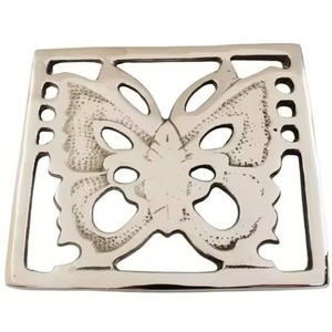 Salvamanteles Metálico Cuadrado con Diseño Floral de Flor de Ciruelo, Resistente al Calor, para Ollas y Sartenes, Tradicional, para Cocina Asiática - Product Image 6