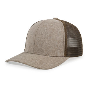 Unisex Mesh Trucker <b>Hat</b> 6-Panel Adjustable Snapback Cap Casual Style Spring Summer Breathable Fabric Adult Fit - Product Image 5