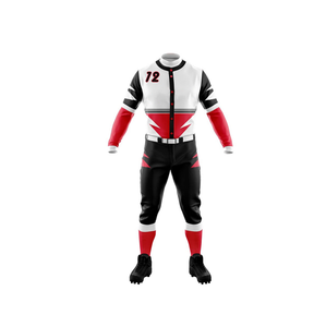 Ensemble d'uniformes de baseball personnalisés : Maillot et pantalon athlétiques, solution de vêtements d'équipe anti-humidité - Product Image 1