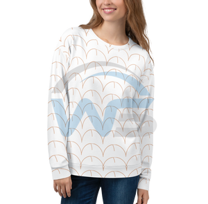 Sweat-shirt unisexe d'hiver écologique à col rond avec logo sur le devant, en polyester/coton, à manches longues, pour un usage décontracté - Product Image 6