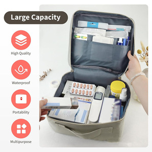 Bolsa médica impermeable personalizada con estuche de primeros auxilios de cuero duradero para medicina de emergencia y uso táctico a precio de mayoreo - Product Image 5