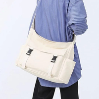 Tas Selempang Unisex NAHEED SPORTS Anti Air Berkualitas Tinggi untuk Luar Ruangan, Sablon Grosir Custom, Logo Custom, Ukuran Sesuai Pesanan