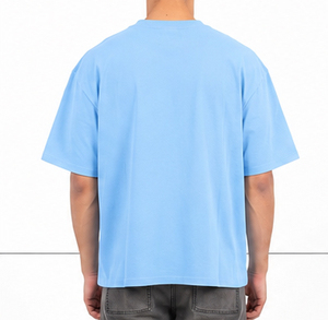 Custom Logo High Quality 260 GSM Heavy Weight <b>Box</b> Fit 100% Cotton <b>Drop</b> Shoulder Oversized Cropped Boxy T Shirts for Men - Product Image 4
