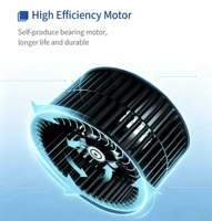 Ventilateur extracteur silencieux en plastique à fixation au plafond, avec couvercle en ABS facile à nettoyer, taux d'échange d'air élevé, pour usage résidentiel et commercial